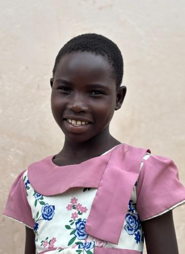 Ritah, age 9, at Mark of Hope International in Uganda