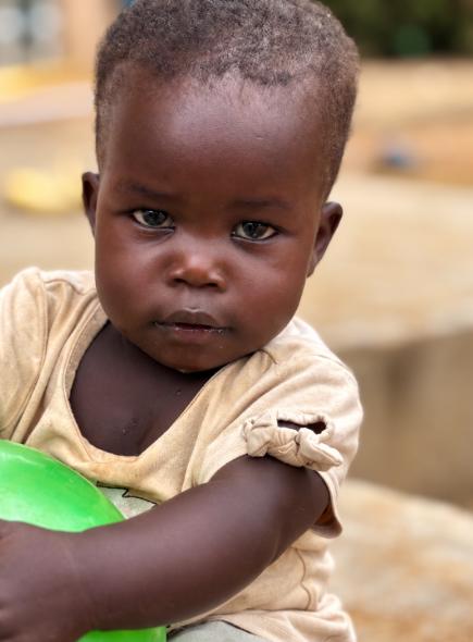 Claudia, age 1 year, at Mark of Hope International in Uganda