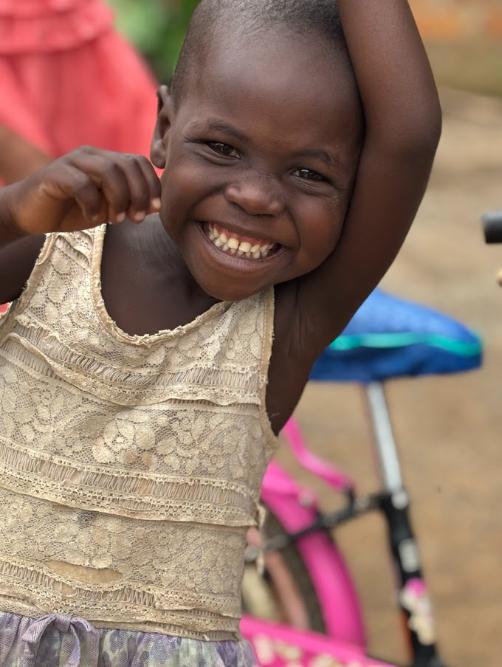 Abigail, age 4, at Mark of Hope International in Uganda