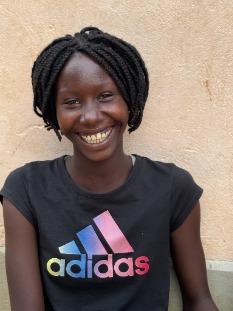 Brenda, age 13, at Mark of Hope International in Uganda