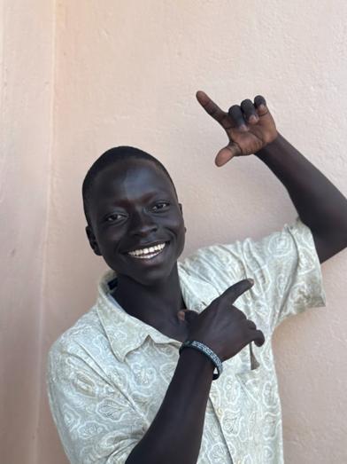 Mark Amos, age 16, at Mark of Hope International in Uganda