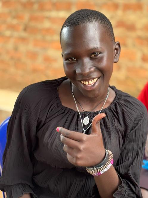 Esther Mary, age 18, at Mark of Hope International in Uganda