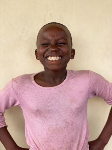 Courteney Lynne, age 12, at Mark of Hope International in Uganda