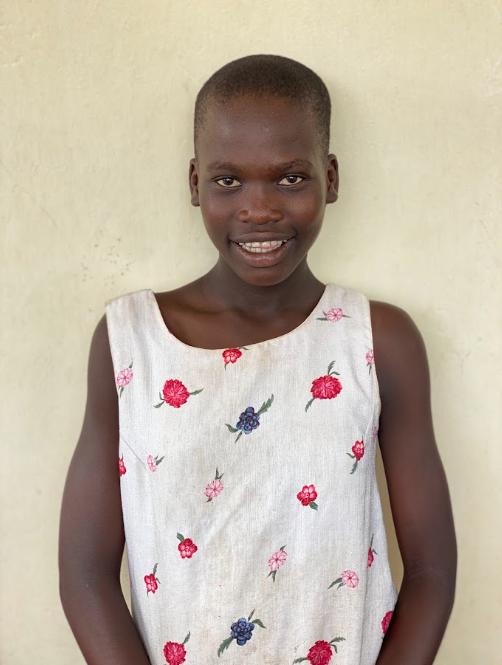 Esther, age 13, at Mark of Hope International in Uganda